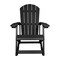 Flash Furniture 2 PK Black Poly Resin Adirondack Rocking Chairs JJ-C14705-BK-2-GG - alternate 7